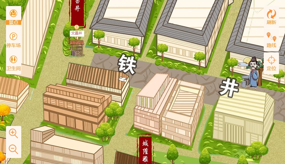 威县智慧景区：手绘地图与语音导览的完美融合